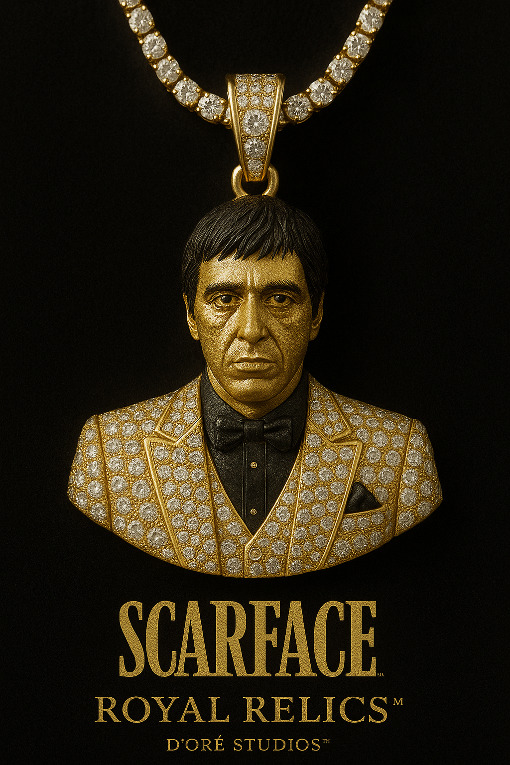 The SCARFACE™ Royal Relics™ – Exclusive handcrafted gold and diamond jewelry by D’ORÉ STUDIOS™