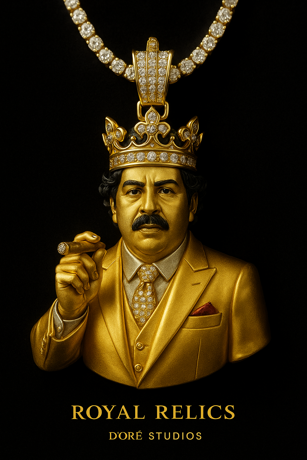 ROYAL RELICS™ – “King Boss” Pendant