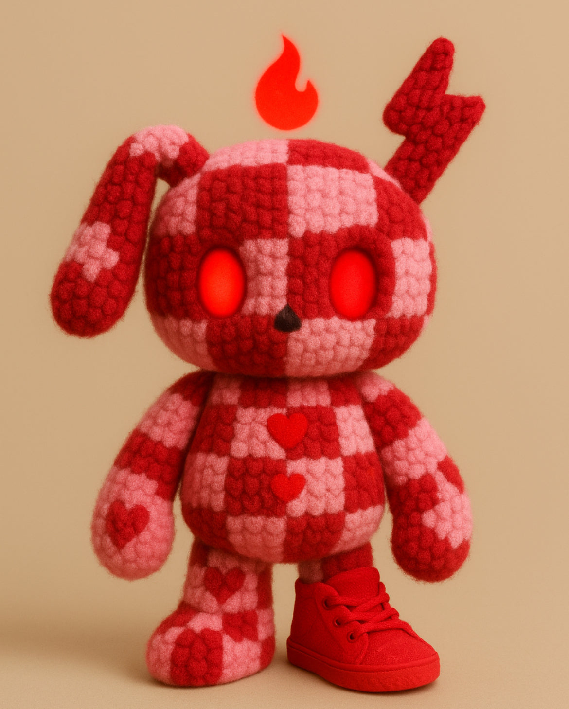 NOXIE™ Heartflare Edition – Flame Red Plush Collectible
