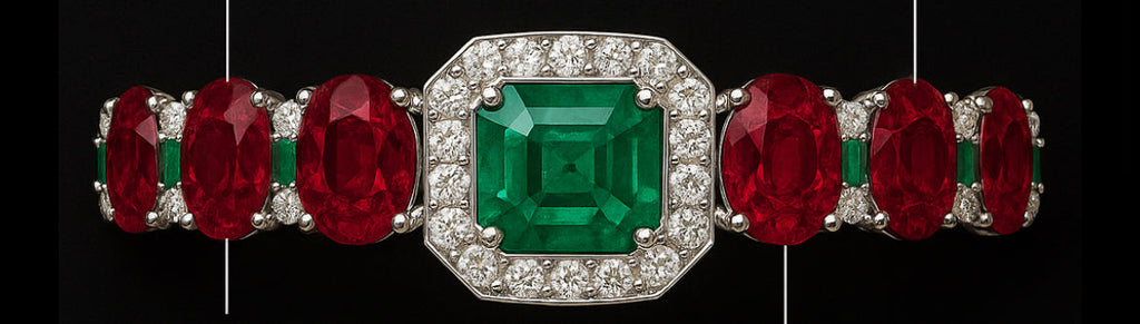 ROYAL RELICS™ – Crimson Panna Diamond Bracelet