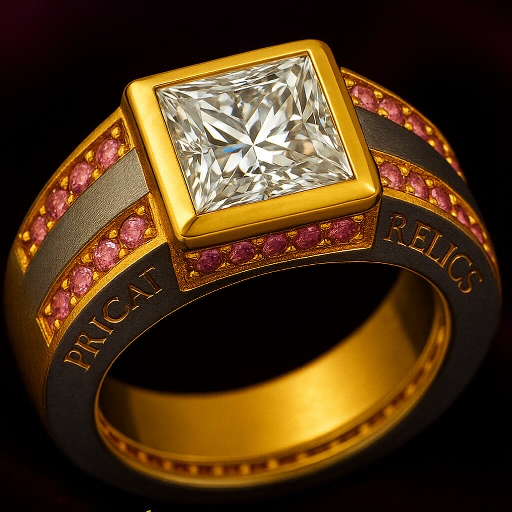 💍 ROYAL RELICS™ – “DIVINE HEIR” Ring – Exclusive handcrafted gold and diamond jewelry by D’ORÉ STUDIOS™